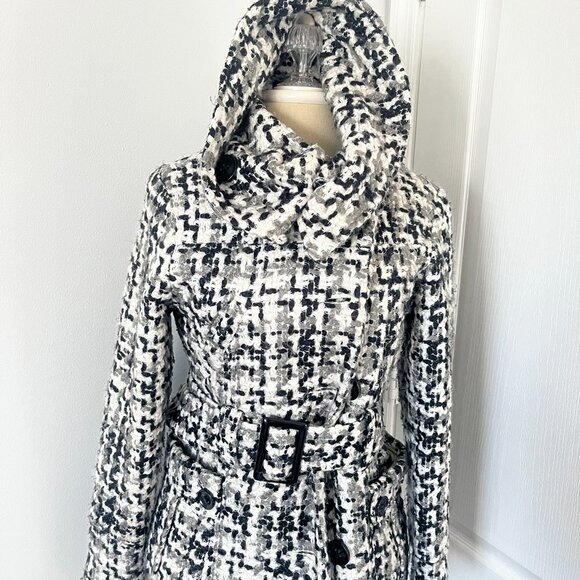 BKE Plaid Coat Sz S - Picture 4 of 7